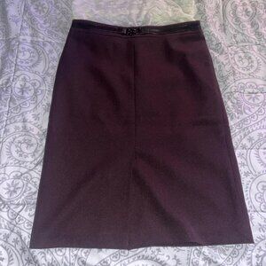Women's Purple and Burgundy Skirt